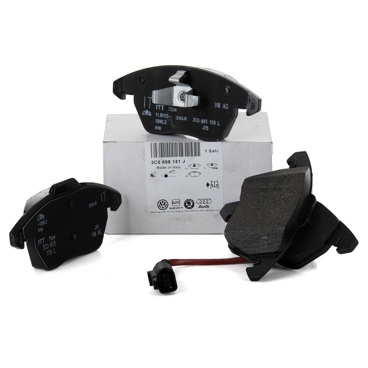 Volkswagen Golf 5 2004-2008 Model Arası Büyük Tip Ön Fren Balatası
