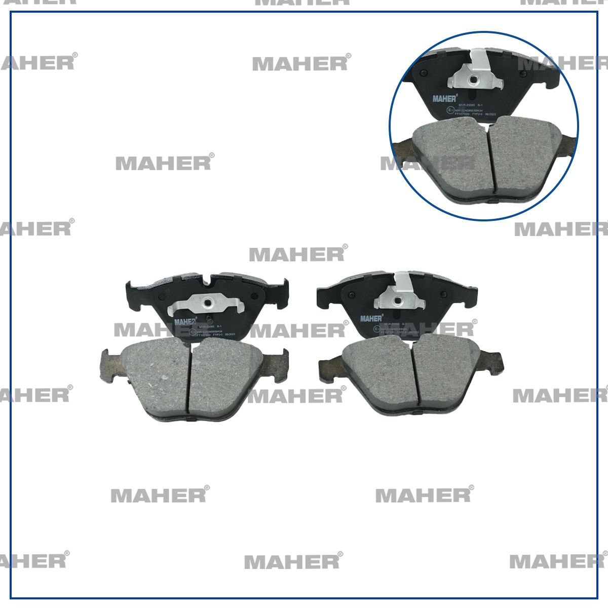 ÖN FREN BALATA BMW 3 SERİ 05-11 E90 / COUPE 05-11 E92 / 5 SERİ 03-10 E60 / BMW X1 2011-  E84 / BMW 7 SERİ
