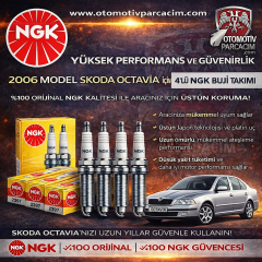 2006 SKODA OCTAVİA (BSE MOTOR) BUJİ TAKIMI NGK MARKA 4 LÜ SET