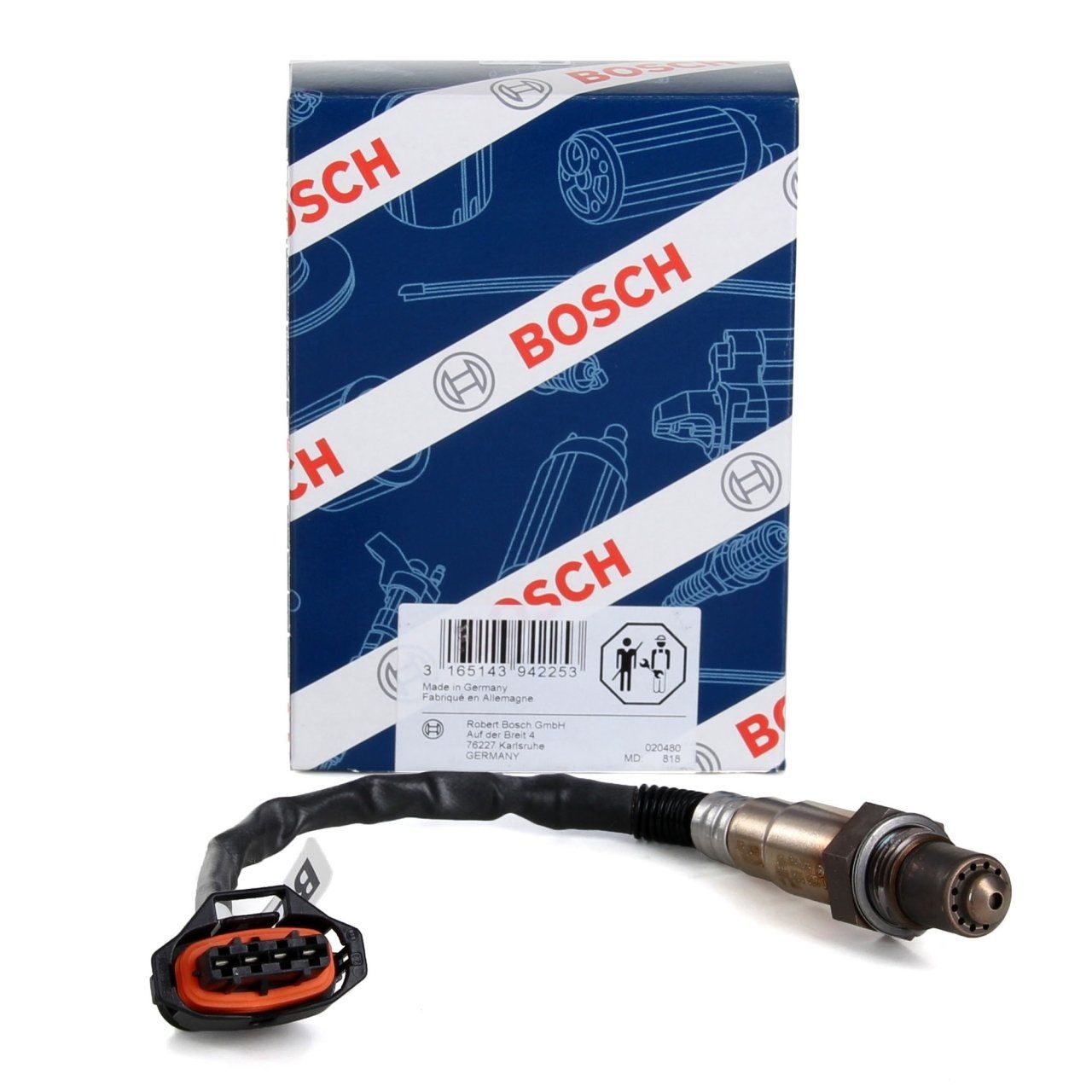 Opel Astra G 1.4 Twinport Oksijen Sensörü Konum 2 Bosch Marka / 0258006499- 855405.