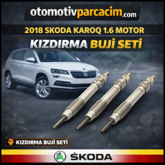2018 SKODA KAROQ DİZEL 1.6  ( DDY MOTOR) KIZDIRMA BUJİ TAKIMI 3 ADET BOSCH MARKA
