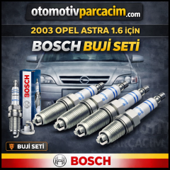 2003 OPEL ASTRA G 1.6 (Z16XE MOTOR) BUJİ SETİ BOSCH MARKA 4 ADET