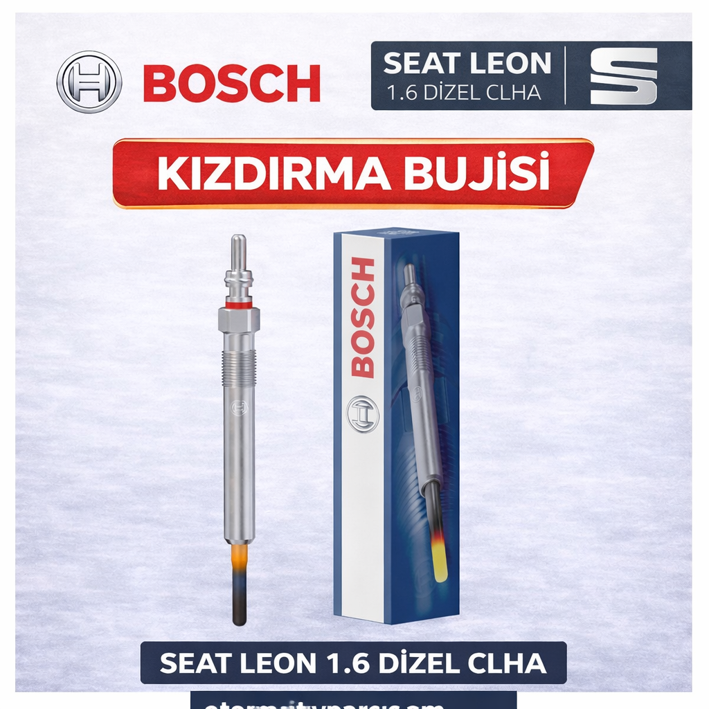 Seat Leon 1.6 Kızdırma Buji ( CLHA Motor ) Bosch Marka ( 1 Adet )