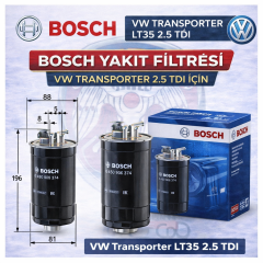 VW Transporter LT35 2.5 TDI DİZEL Yakıt Filtresi  Bosch Marka  ( ANJ Motor)