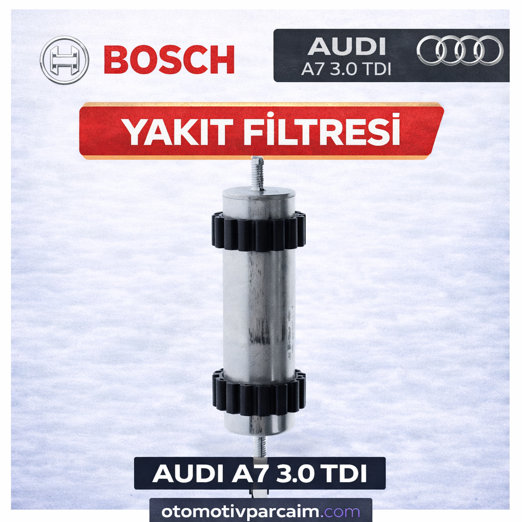 Audi A7 Sportback 3.0 TDI Yakıt Filtresi Bosch Marka