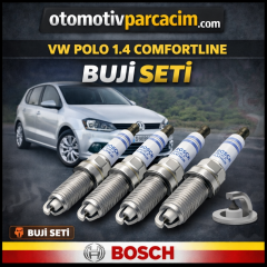 VW Polo 1.4 Comfortline Buji Seti ( CGG Motor ) Bosch Marka ( 4 Adet )