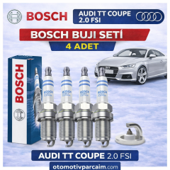 Audi TT Coupe 2.0 TFSI Buji seti Bosch Marka ( 4 Adet )