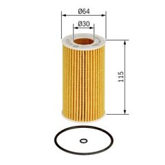 Opel Vectra B 2.0 DTI dizel araçlar için Bosch marka 3’lü periyodik bakım seti. Hava, yağ ve polen filtresi tek pakette ekonomik çözüm.