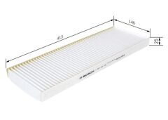 Opel Vectra B 2.0 DTI dizel araçlar için Bosch marka 3’lü periyodik bakım seti. Hava, yağ ve polen filtresi tek pakette ekonomik çözüm.