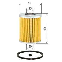 Opel Vectra B 2.0 DTI dizel için Bosch yakıt filtresi. Yüksek filtrasyon, maksimum motor koruması ve otomotivparcacim.com güvencesiyle hızlı kargo.