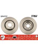 Opel Corsa D Ön Fren Diski Büyük Tip 284 mm TRW Marka