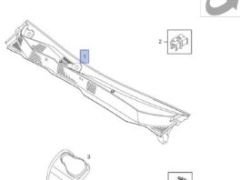 Opel Astra H Dış Cam Önü Izgarası Deflektör