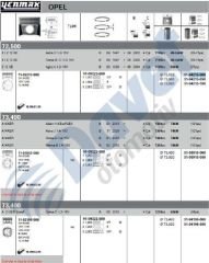 Opel corsa b 1.2 16 valf (x12xe) motor araca uygun standart ölçü 4 adet takım piston sekman yenmak marka üründür.