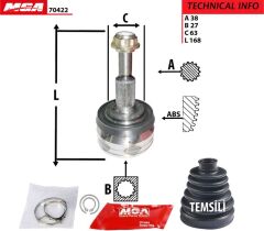 Volkswagen Transporter T6 Dış Aks Kafası 2.0 TDI İTHAL Marka