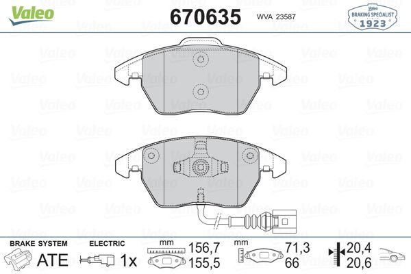 Volkswagen Caddy 2004 - 2010 Arası Seramik Ön Fren Balatası Delphi Marka