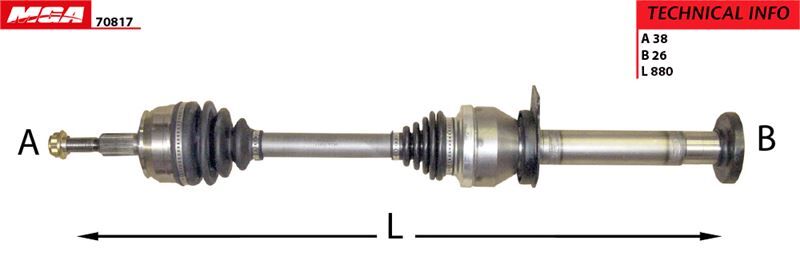 Volkswagen Transporter T6 Sağ Aks Komple 2.0 TDI 140 / 180PS MGA Marka