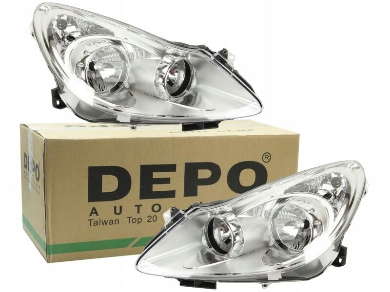 Opel Corsa D 2007 - 2010 Model Arası Sağ Far (Yolcu Tarafı) Depo Marka