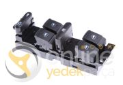 Volkswagen Passat 1997 - 2005  Cam Açma Düğmesi Sol (Sürücü) 4 Lü