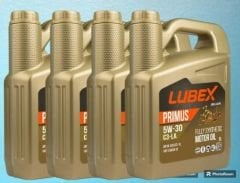LUBEX PRIMUS C3-LA 5W-30  4x4LT TAM SENTETİK 4 LÜ PAKET