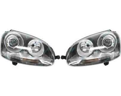 FAR SETI SOL VE  SAG TAKIM MERCEKLI SİYAH KROM  TAK/CALISTIR VW GOLF5 R32 GOLF5 GTI JETTA 03-09