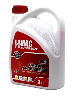 H-MAC  H-Mac Organik Kırmızı Antifriz 3 Lt -40 Derece