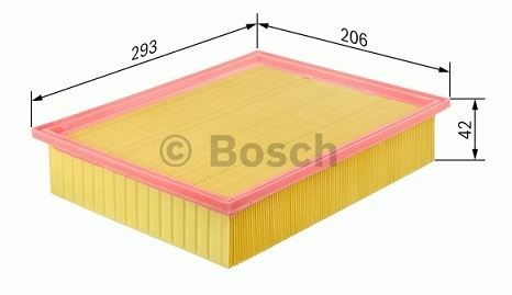 Opel Corsa C  1.2-1.4-1.7.1.8 Hava Filtresi Bosch Marka 1457433055