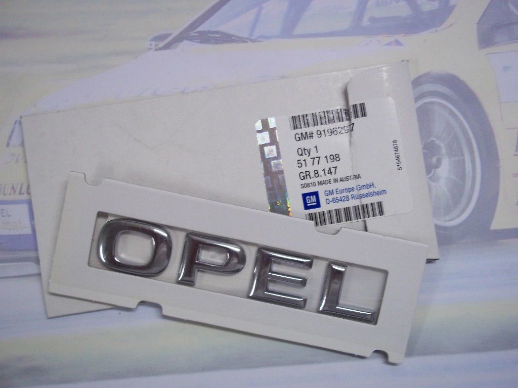 Opel Astra G Bagaj Kapağı Opel Yazısı Gm Orjinal 5177198
