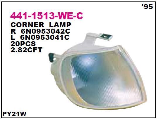 VW POLO III SAĞ SİNYAL BEYAZ  93>